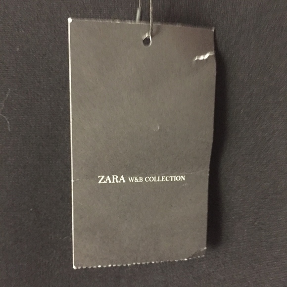 Zara W&B Collection Black Body con Dress NWT - Picture 4 of 7